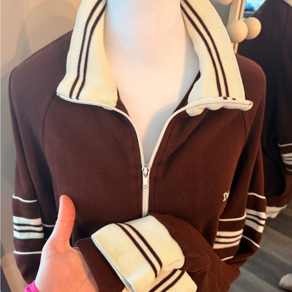 Dior Maroon and White Jacket - Picture 6 of 13